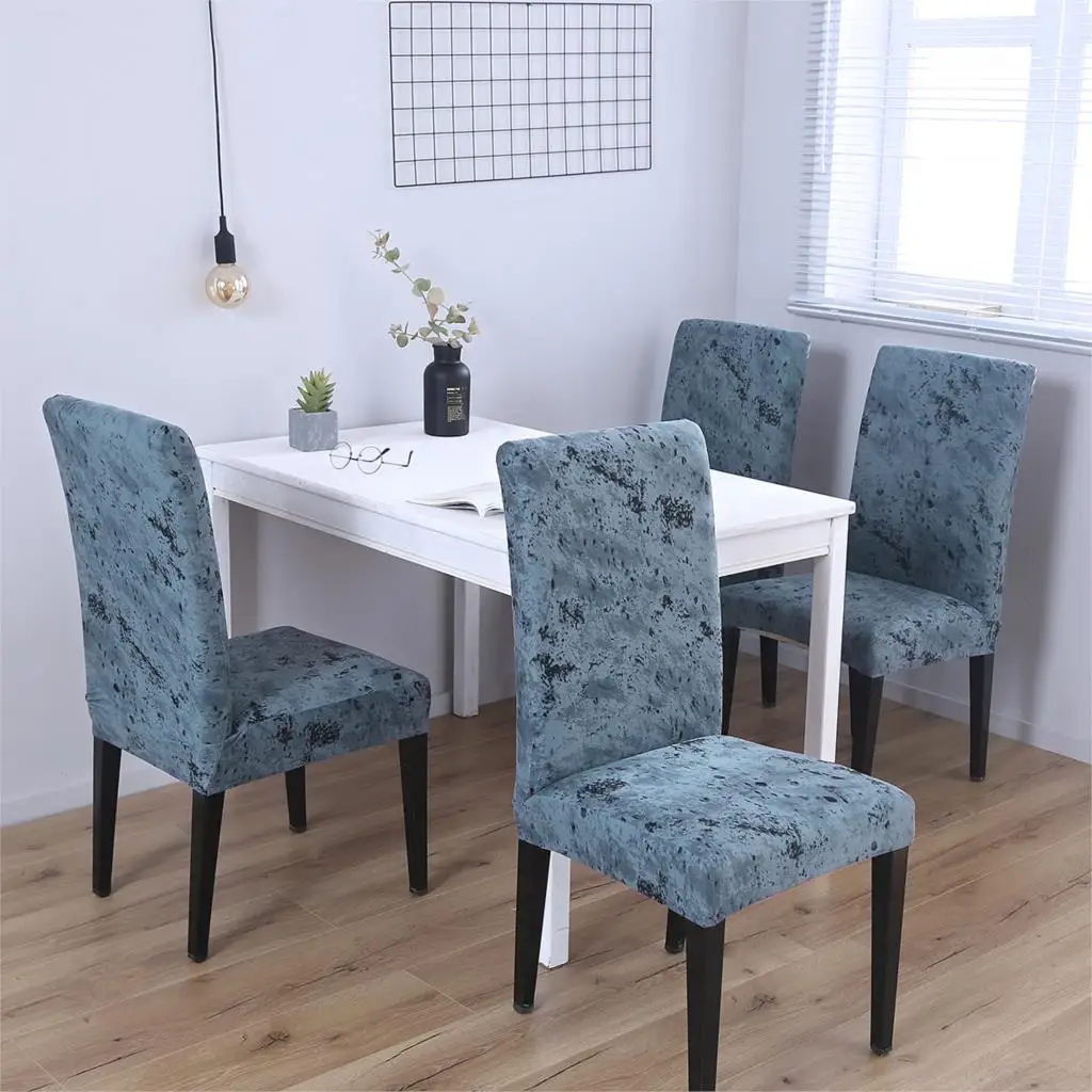 New Arrival 1/2/4/6pc Chair Cover Washable Removable Big Elastic Seat Arm Covers Slipcovers Stretch For Banquet Hotel