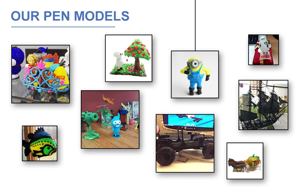 3D printing pen art work show