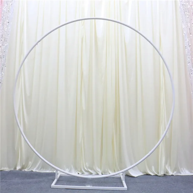 1.2m white arch B Домашняя креативная свадебная АРКА с декором, ряд цветов, сделай сам, Орхидея, черепаха, лист, роза, пионы, Настольная цветочная гирлянда, Цветочная композиция - Цвет: 1.2m white arch B