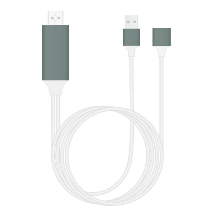3 в 1 HDMI кабель ТВ Android телефоны к HDMI адаптер Full HD 1080P кабель-Переходник USB GV99