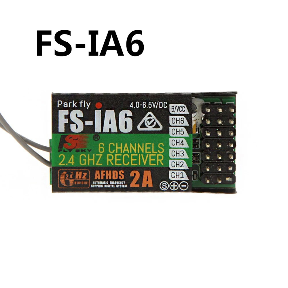 2.4G FS-IA6 6Ch Receiver For FlySky Transmitter Remote Control PPm Output