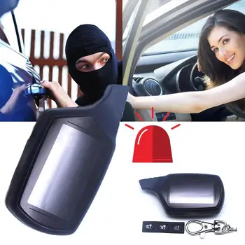 

2-way B9 LCD Remote Control Keychain for Russian Vehicle Security Car Alarm System Twage Starline B9 Key Chain Fob Engine Start
