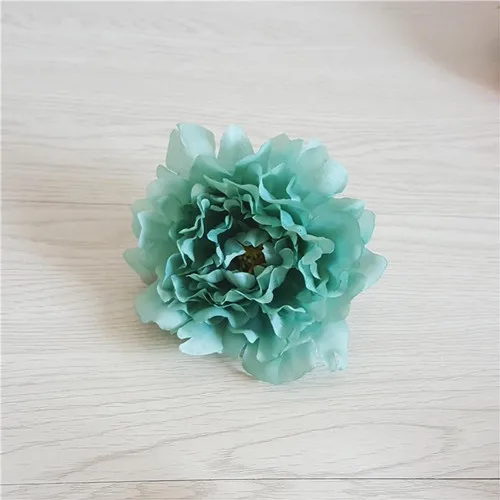 color 10 DIY 15cm Artificial Flowers Silk Peony Flower Heads Wedding Party Decoration Supplies Simulation Fake Flower Head Home Decor - Цвет: color 10