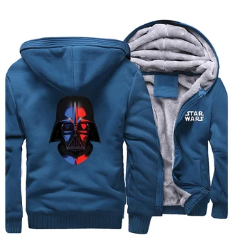 

Movies Thick Hoodie Autumn Winter men Coat Funny novel Men's Sweatshirt Harajuku Hip Hop Jacket Darth Vader Streetwear Hoody