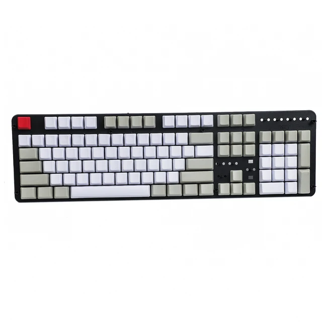 Teclas PBT espessas em branco para teclados mecânicos 5 Teclas PBT espessas em branco para teclados mecânicos