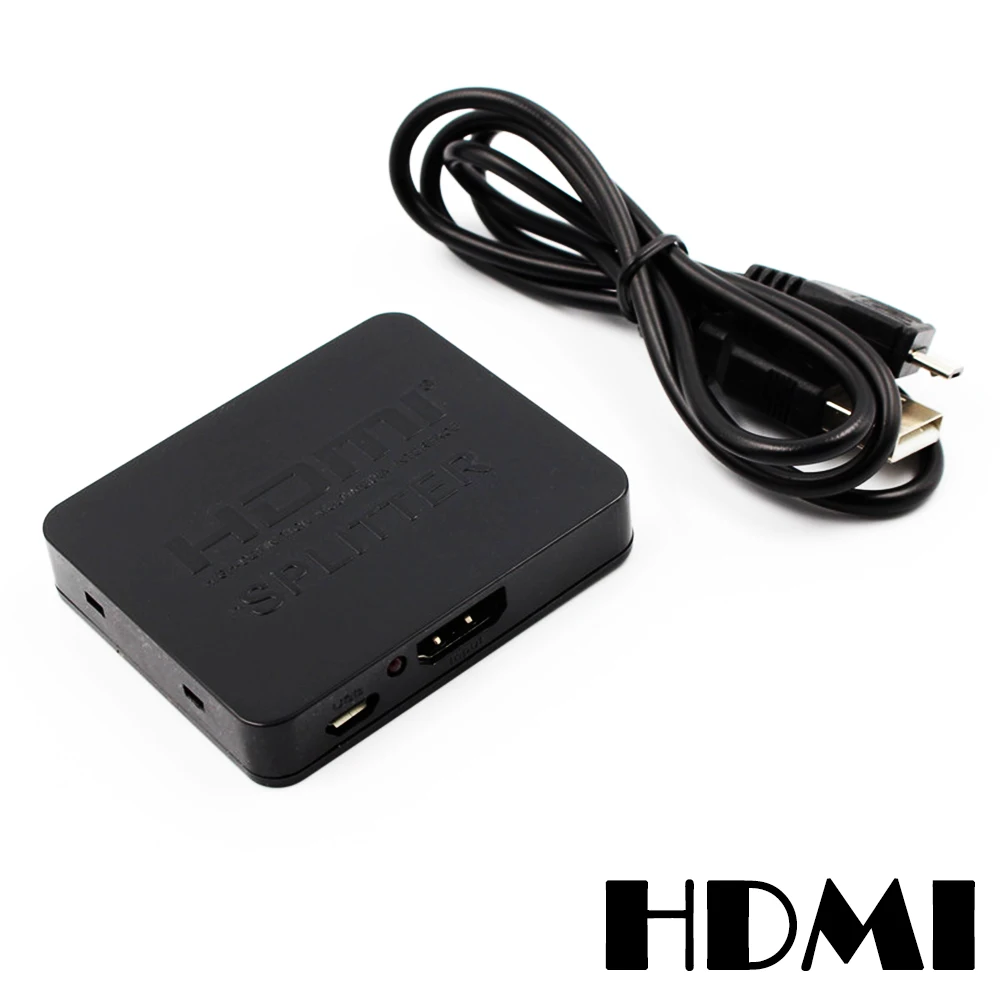 HDMI сплиттер 1 в 2 Выход 1080p 4K 1x2 HDCP 3D переключатель порта концентратор для HD TV DVD PS3 Xbox