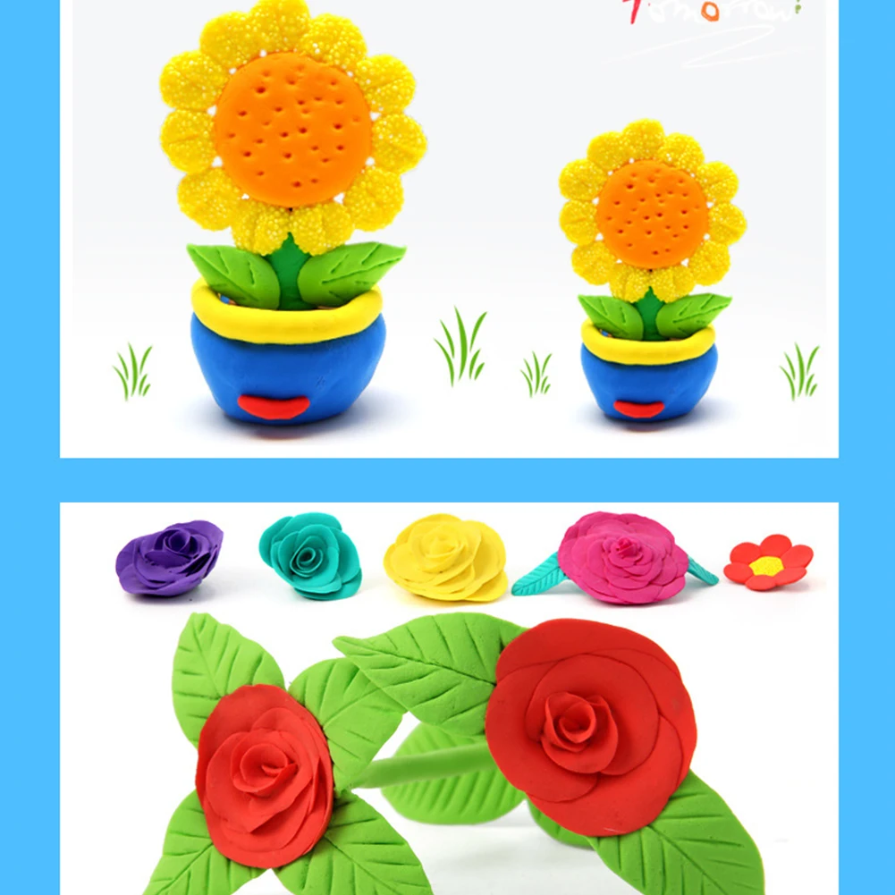 24 цвета, легкая форма, сделай сам, яркий цвет, с инструментами для обучения детей, портативный полимерный Штабелируемый глиняный набор