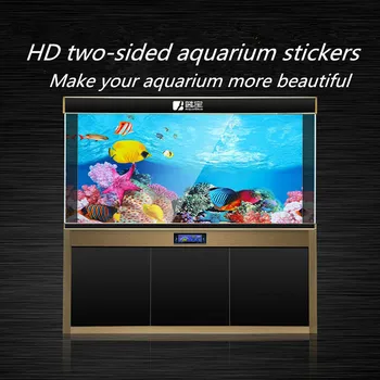 

Aquarium HD 3D background sticker, fish tank decoration super cost-effective beautiful picturesthe installation is very simple.