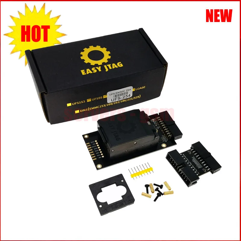 2022 ORIGINAL NEW Easy Jtag Plus UFS BGA-254 Socket / EMMC 254(EMMC +UFS 2 IN 1) Adapter for EASY JTAG PLUS BOX work |