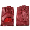 Half Finger Gloves Women's Leather Thin Fashion Hollow Style Color Sheepskin Short Outdoor Motorcycle Riding Locomotive Driving ► Photo 2/6