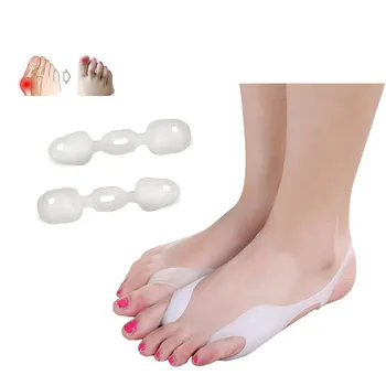 

Foot Silicone 1Pair Orthopedic Hallux Valgus Splint Corrector For Toes Separator Finger Pain Relief Pedicure Foot Care Tool