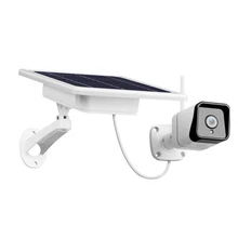 Caméra de Surveillance extérieure solaire sans fil, 1080P, 2 mp, couleur, Vision nocturne, détection, micro ondes 