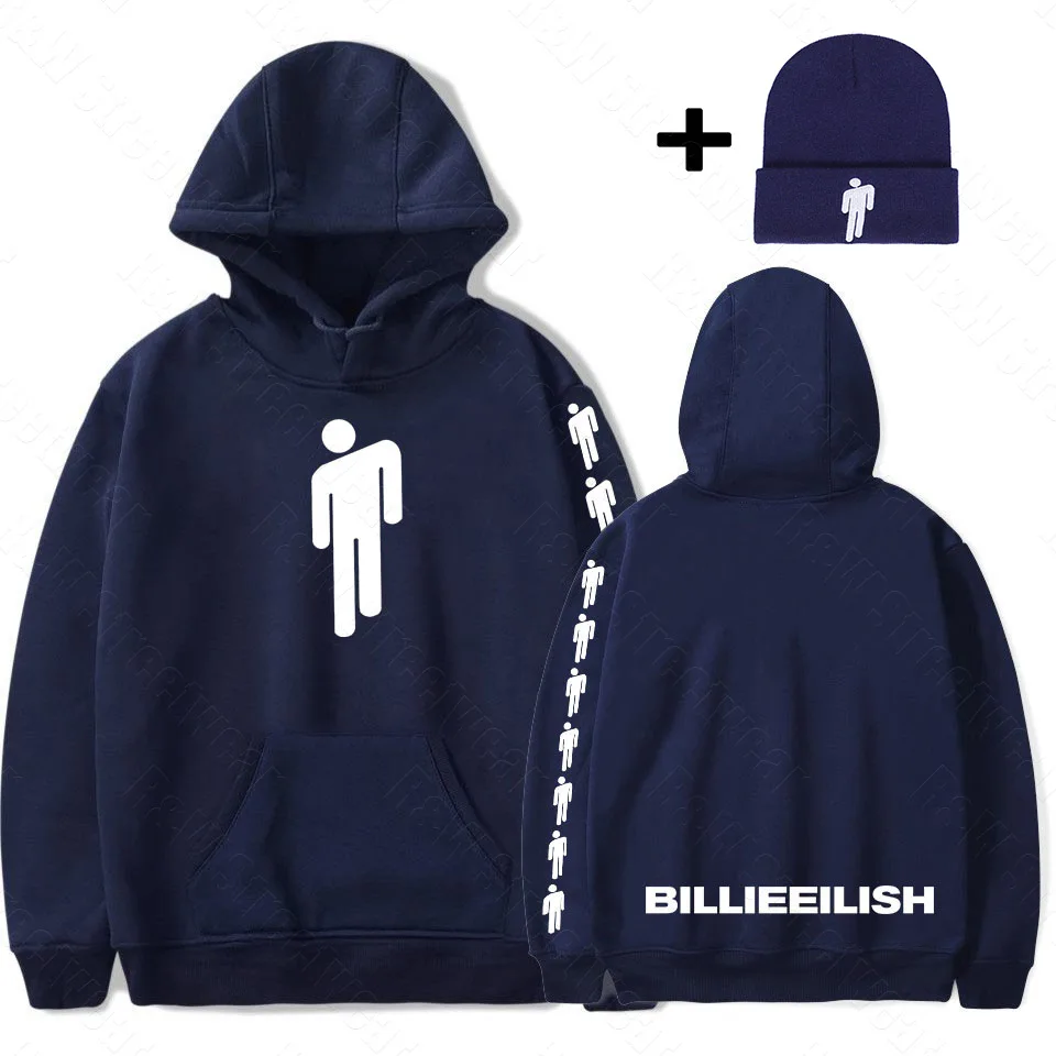 Billie Eilish толстовки для женщин мужчин Уличная девушка красная одежда harajuku рубашка шапочки новые толстовки Топ шляпа Плохой парень