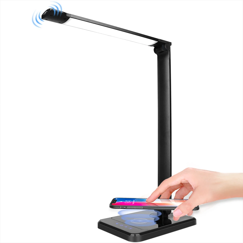 Nail Desk Lamp Flexible LED Rechargeable Reading Lamp Business Modern Table  Lamp USB Cordless Electronic Light 220v Wireless - AliExpress