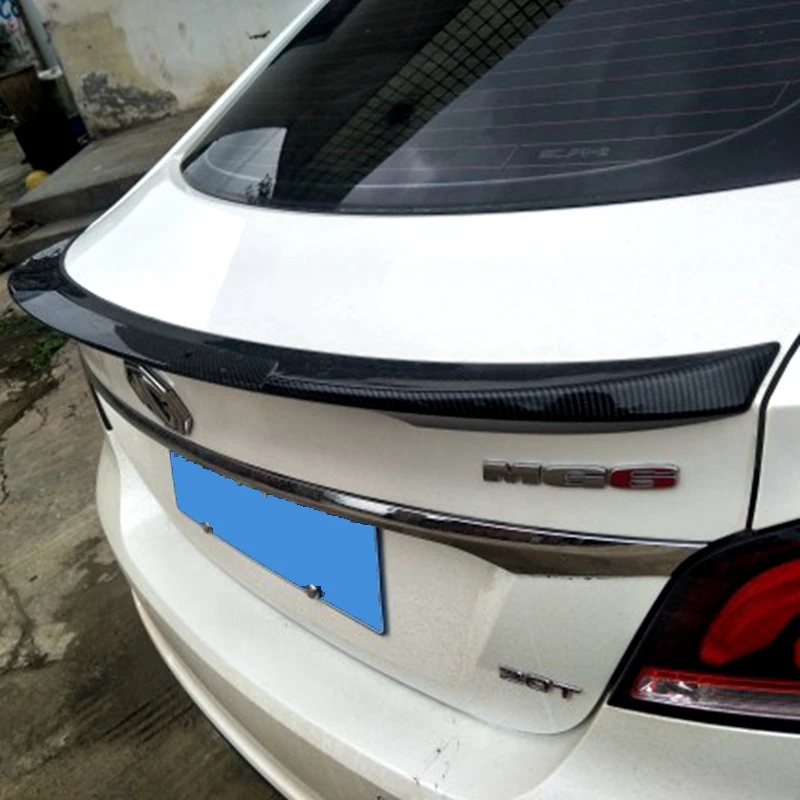 

UBUYUWANT For MG 6 2017-2018 Rear Spoiler High Quality ABS Plastic Primer Color Car Tail Wing Decoration Trunk Spoiler