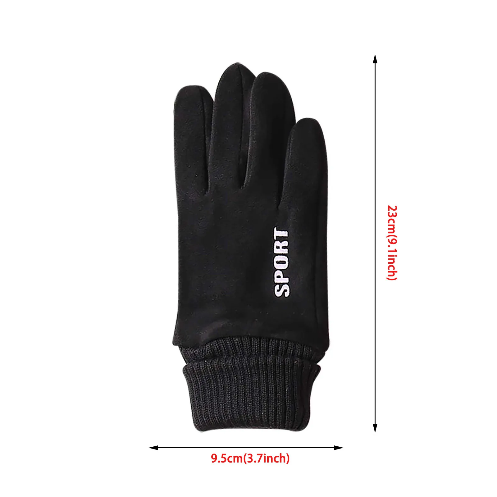 Winter Men Knitted Gloves Touch Screen High Quality Male Mitten Thicken Warm Wool Cashmere Solid Sport Windproof Gloves Autumn