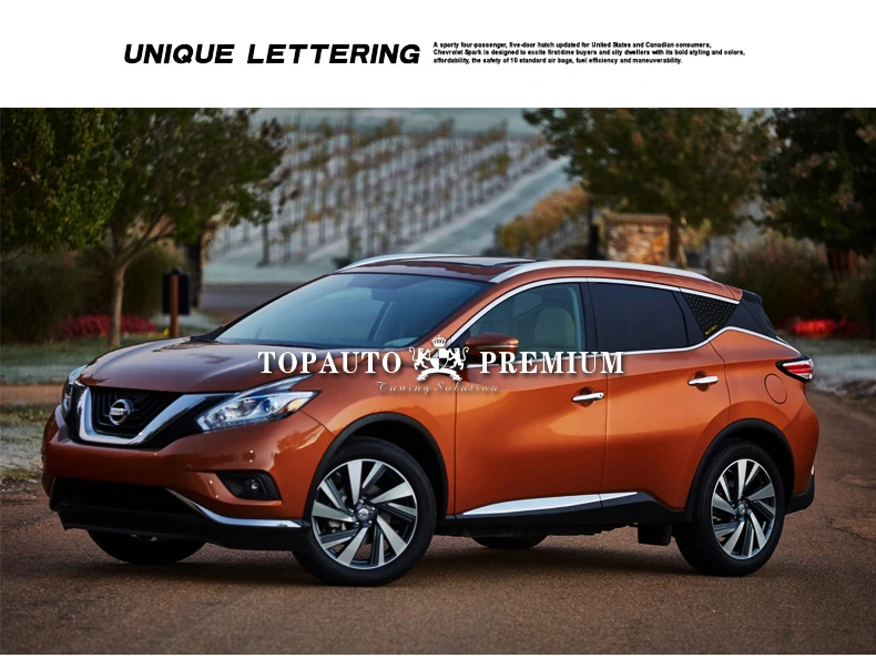 Для Nissan Мурано- внешний вид ювелирные изделия оконные принадлежности сетка треугольник 3D стикер автомобиля