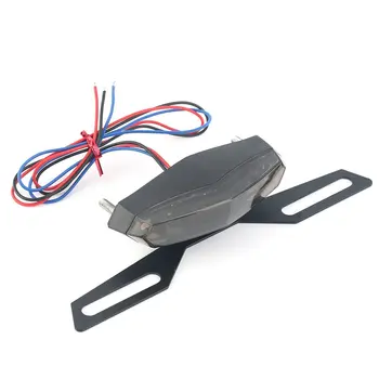 

New 2018 ABS and metal black Professional LED Motorcycle Rear Tail Light Good Quality Brake Stop Light