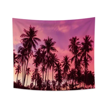 

Cassisy Tapestry Wall Hangings Sunset Cloud Tropical Plant Coconut tree Dorm Home Decor Beach Towel Carpet Wall Chart Blanket