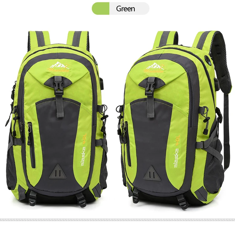 40L Waterproof Men's bag for Male Backpack Travel Sport bag pack Outdoor Unisex Mountaineering Hiking Climbing Camping Bagpacks