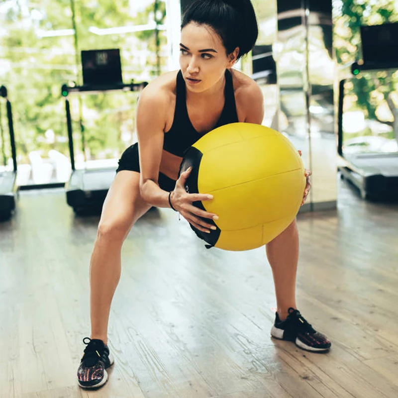 Crossfit Medicine Ball Home Fitness Wall Ball Exercise Weightlifting 35cm Empty Agility Training Ball Fitness Ball