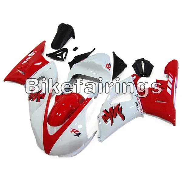 As Picture Shown Гоночная версия, Красный Белый капот для Yamaha YZF1000 R1 2000 2001 обтекатели, корпус, пластиковая панель, Рабочий набор, чехлы, корпуса - Цвет: As Picture Shown
