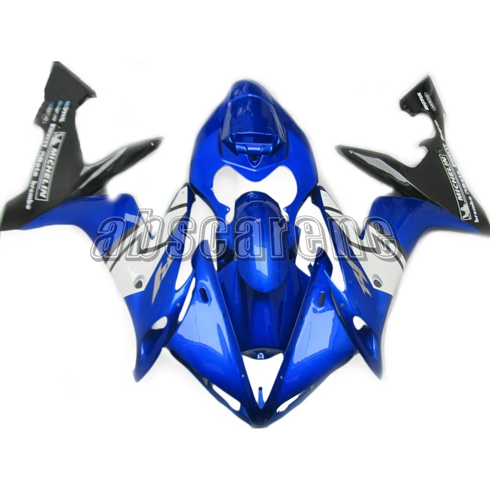 ABS пластик полный обтекатель комплект для Yamaha YZF1000 R1 2004 2005 2006 YZF R1 04 05 06 инъекции кузова глянцевый синий белый черный