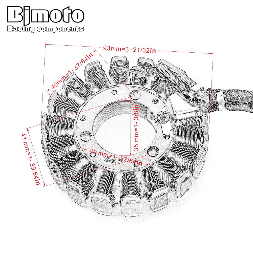 Bjmoto 32101-05G00 катушка статора мотоцикла для Suzuki LTF250 omark 250 2002- Quadsport Z250 2004-2009 Quadsport 2004-2012