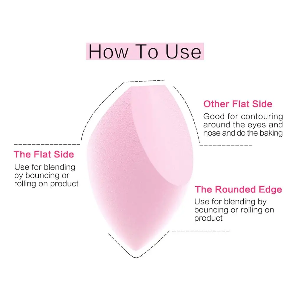 1 шт Профессиональный косметический пуф для Мощность тонального крема и тональный крем, мягкая губка для макияжа Для женщин Макияж Красота губка Лидер продаж