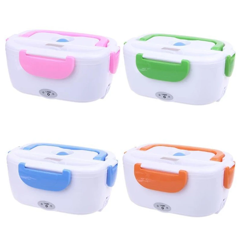 

Portable Electric Heating Lunch Box Food-Grade Food Container Food Warmer For Kids Dinnerware Sets 12V 220V