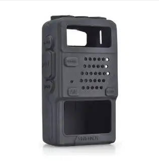 Силиконовый мягкий защитный чехол для Baofeng UV-5R/UV-5RA/UV-5R Plus/UV-5RE/UV-5RC/F8 - Цвет: CS-Black