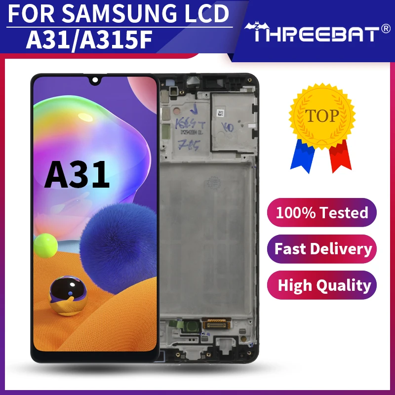 ЖК-дисплей 6 4 &quotSuper AMOLED для Samsung Galaxy A31 сенсорный экран с дигитайзером в сборе