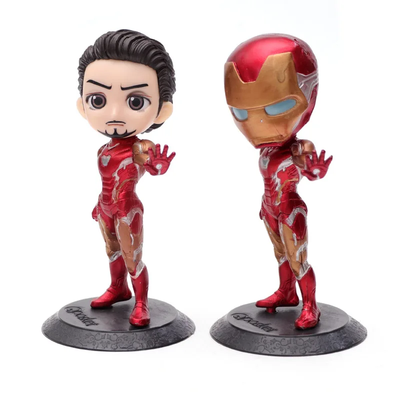 

Q Posket Marvel Avengers Iron Man Tony Stark PVC Action Figure Collection Model Anime Superhero Ironman Toys Doll Gift 15cm