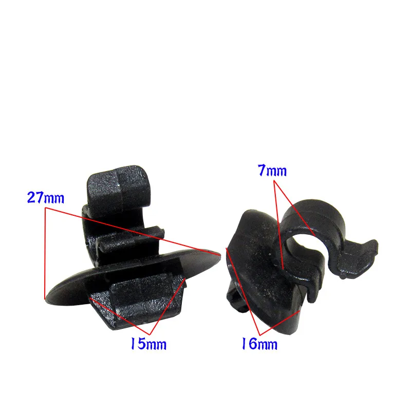 2 шт. пластиковые крепежные зажимы для крышки салона Peugeot 307 308 408 206 Citroen C2 C4 Triumph