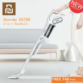 

YOUPIN Deerma Dx700 Vertical Hand-held Vacuum Cleaner With Large Capacity Dust Box Low Noise Triple Filter Dust Collector