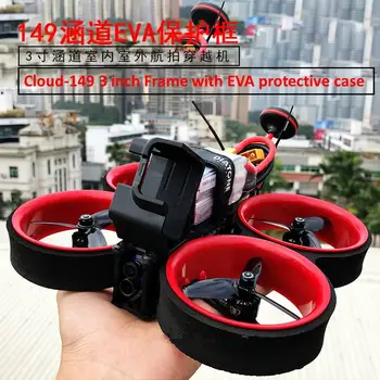 

DJI Cloud 149 3 inch Carbon Fiber frame kit EVA sponge protective case HD digital aerial camera rack 149mm RC FPV Racing Drone