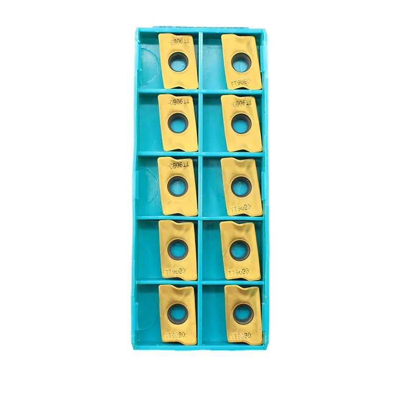 APKT1705 PER EM TT9080 10PCS carbide milling inserts for indexable end cutter CNC machine face cutting too | Инструменты