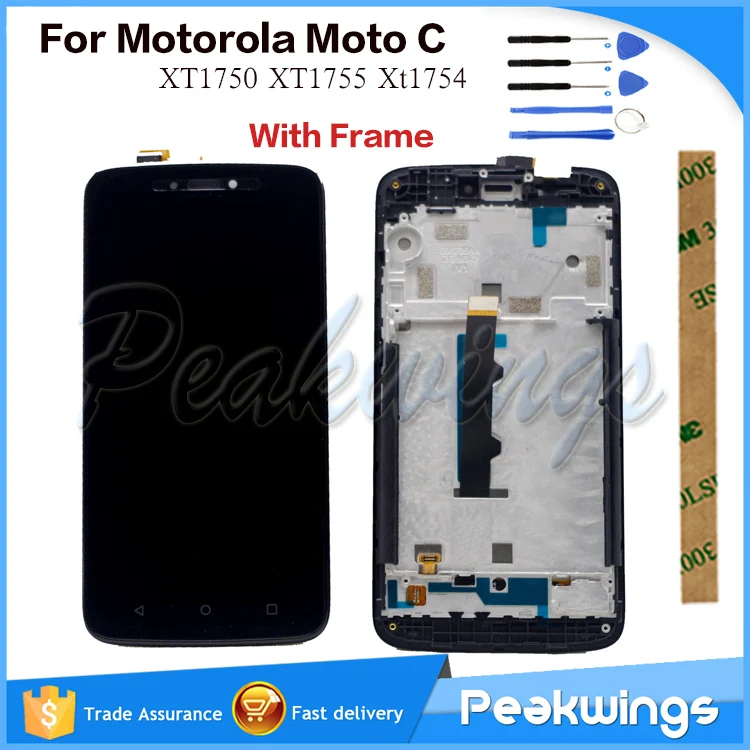 ЖК экран 5 0 дюйма для Motorola Moto C XT1750 XT1755 Xt1754 дисплей + дигитайзер панель в сборе C|screen