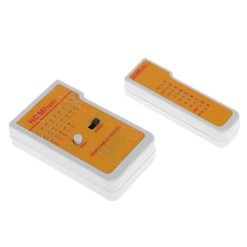 

9 LED Indicators HDMI High Definition Cable Main and Remote A Connector Tester Tool with Storage Case