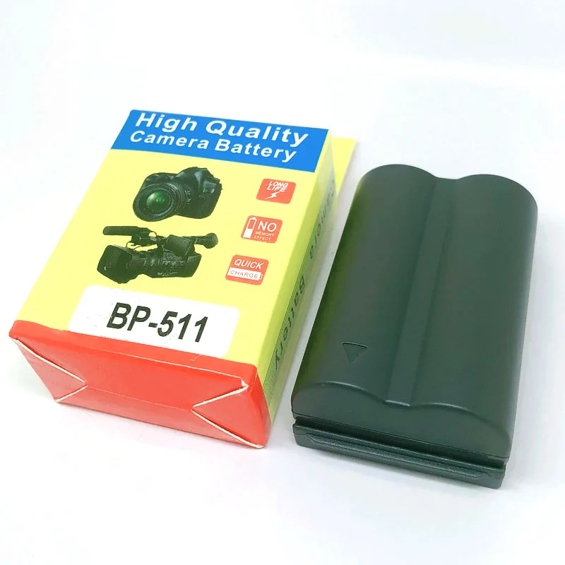 BP-511A BP-511 BP511A BP511 Батарея для Canon BP 511 BP 511A EOS 300D 50D 40D 30D 20D 5D MV300i 10D L10 G6 G5 G3 G2 G1 Батарея