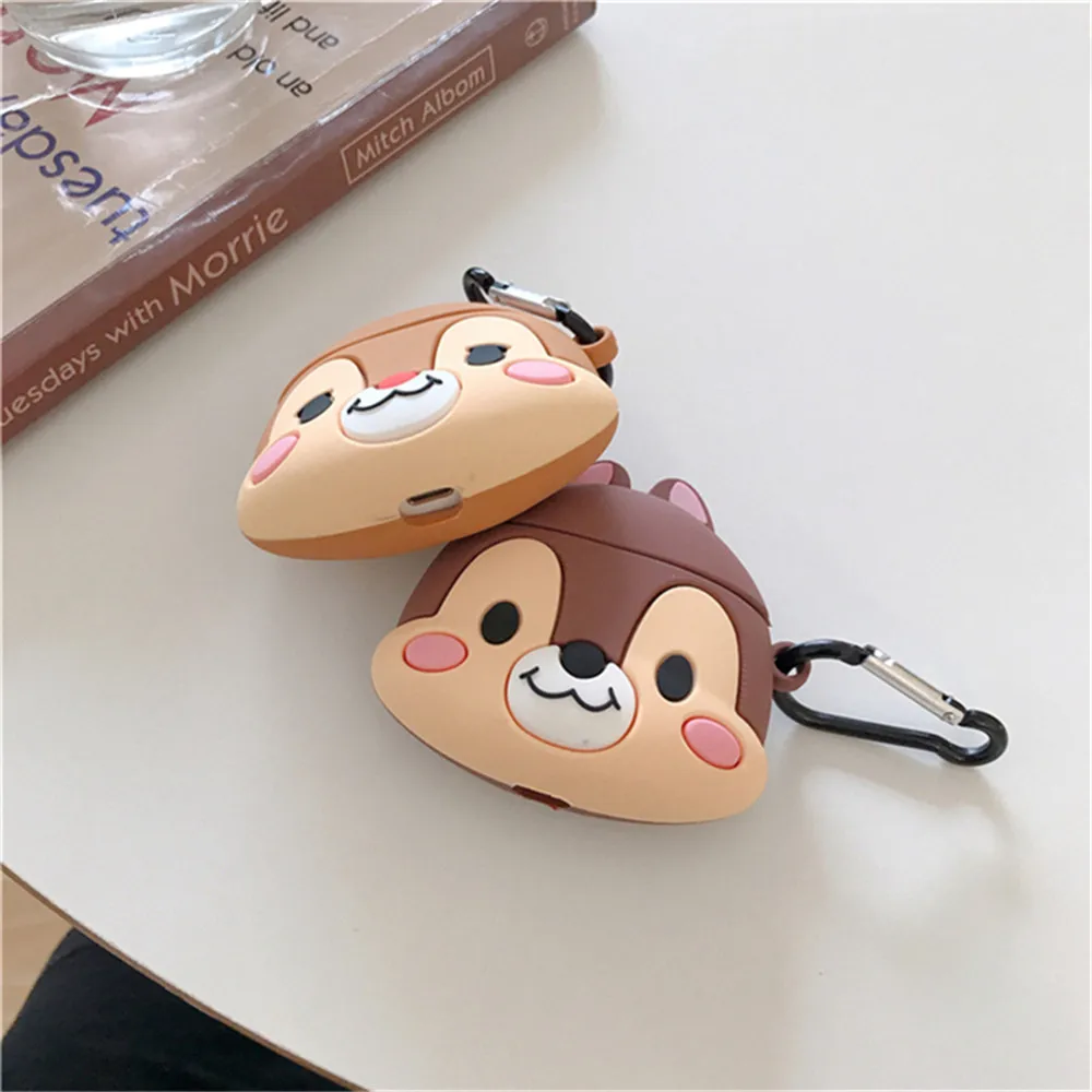 Q UNCLE Ins Чехлы для пар с героями мультфильмов для Apple Airpods защитный чехол милый мешок для хранения Bluetooth беспроводная гарнитура коробка Женская