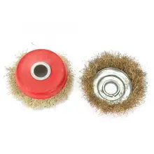 Набор кистей 5 шт. стальной проволоки колеса чашки щетка полировка для шлифовальной машины вращающийся инструмент для полировки металла ржавчины