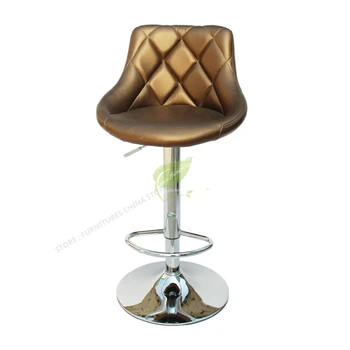 

38%Modern Bar Stool Iron Bar Chair Stool Seat Bar Furniture Beauty Salon Furniture dotomy European style High stool Rotate