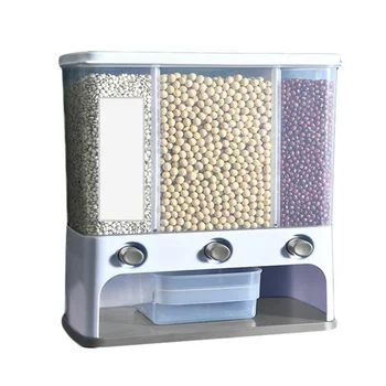 

Rice Grain Storage Box Plastic Eco-friendly Durable Convenient Container Dry Food Organizer Rectangle Food Storage Tank