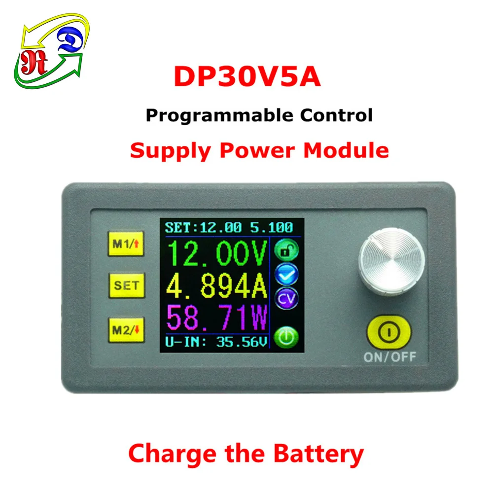 RD DP30V5A Constant Voltage current Step-down Programmable Power Supply module buck Voltage converter regulator color LCD