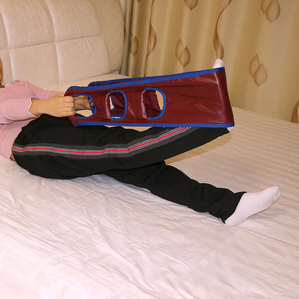 Secure Transfer Gait Belt with Hand Grips - Wheelchair to Bed / Chair Sling Slide Belt - Patients Medical Assist Aid