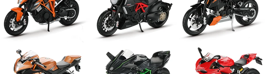 Maisto 1:12 модель мотоцикла Игрушка Сплав мотоцикл Panigale 1199 H2R внедорожные мотоциклы Мотокросс игрушки для детей Коллекция