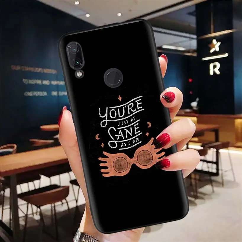 Черный чехол Potter Love для Xiao mi Red mi Note 8 7 7S 7A 6 S2 GO K20 Pro+ 6A mi 6X 5X A1 CC 9 8 мягкий чехол для телефона