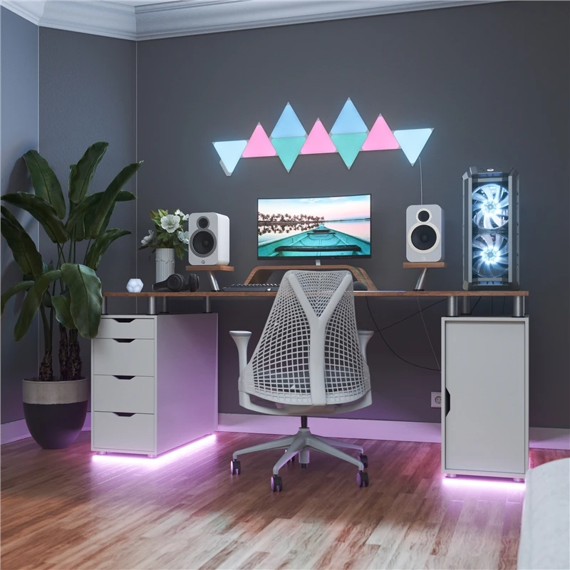 Nanoleaf 9 panel kit LED Wifi triangle - AliExpress Lights & Lighting