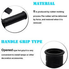 Электрический руль ручки с подогревом литой Регулируемый мотоцикл ручной ATV грелки 2 шт. 12 полезные